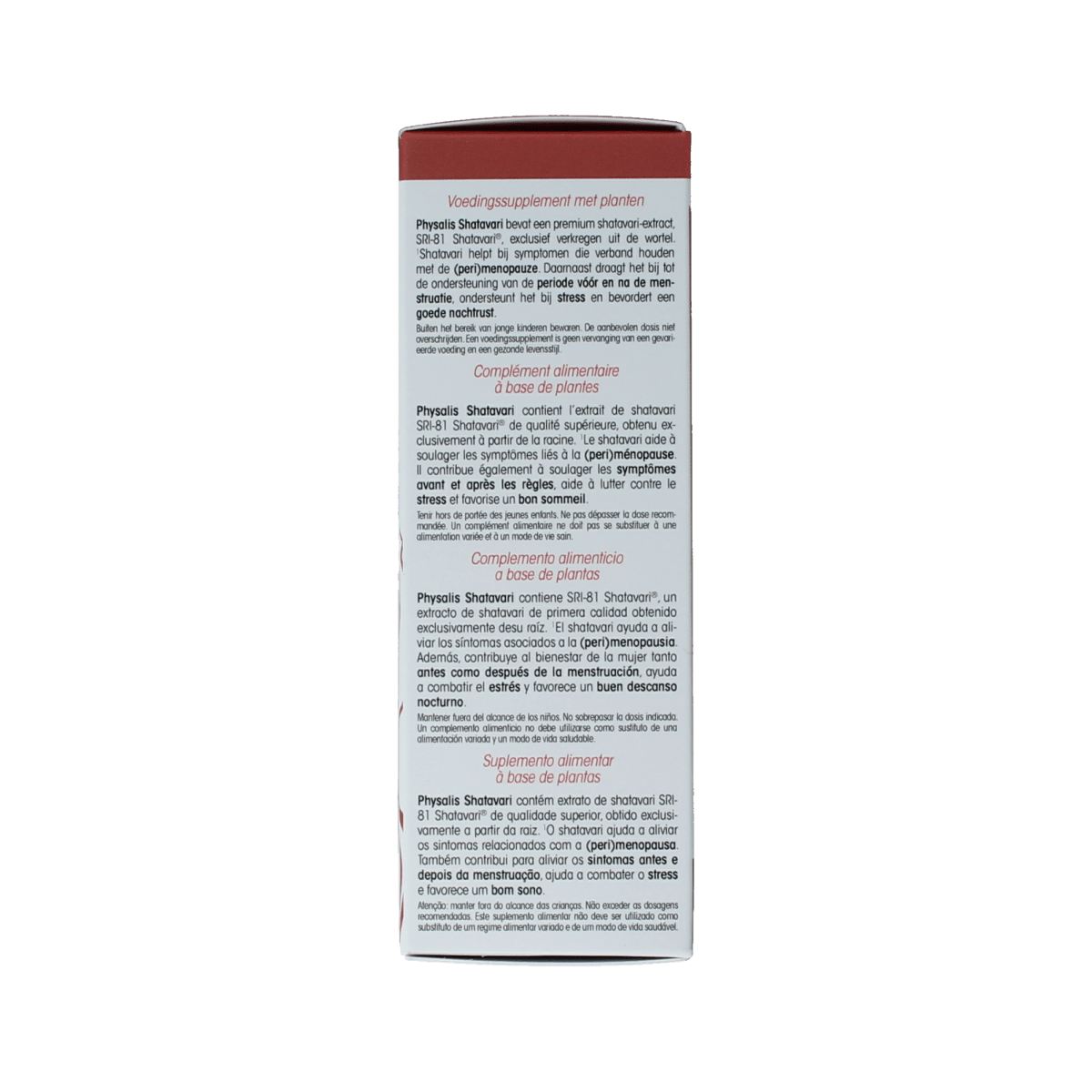 Physalis Voedingssupplementen en Kruidenpreparaten 30.00 Capsules Physalis Shatavari 30.00 Capsules