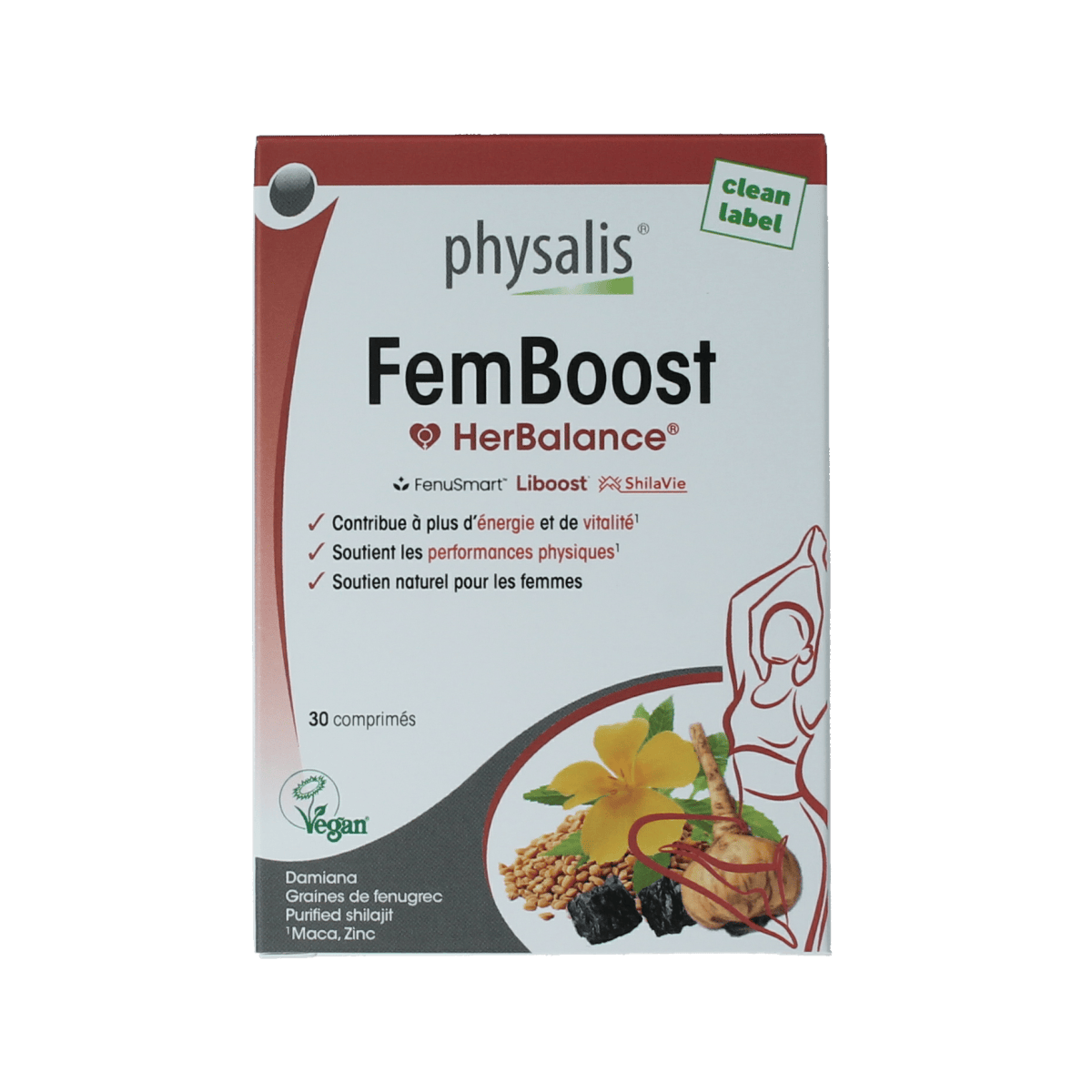 Physalis Voedingssupplementen en Kruidenpreparaten 30.00 Tabletten Physalis FemBoost 30.00 Tabletten