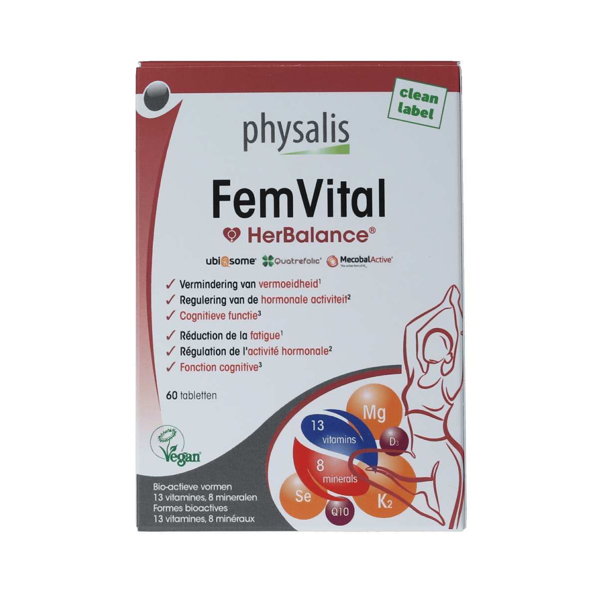 Physalis Voedingssupplementen en Kruidenpreparaten 60.00 Tabletten Physalis FemVital 60.00 Tabletten