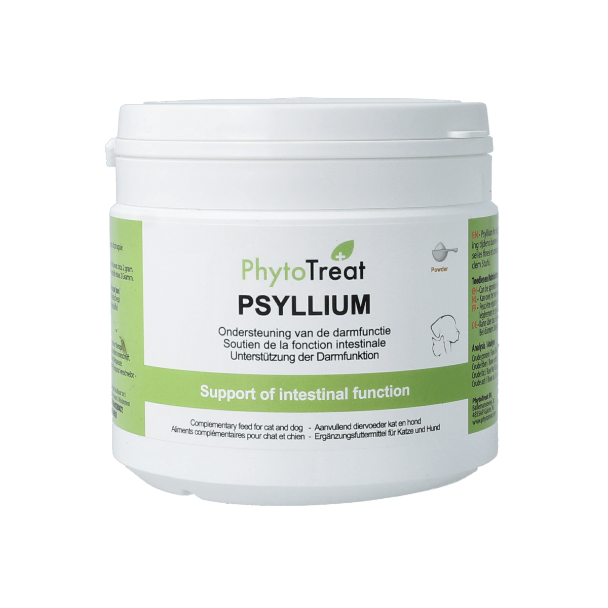 PhytoTreat Voedingssupplementen voor Dieren 150.00 Gram PhytoTreat Psyllium hond/kat/paard 150.00 Gram