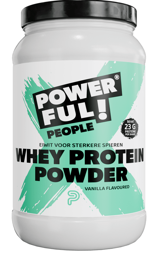 Powerful People Aminozuren 400 Gram Powerful People  Whey protein powder vanilla 400 Gram