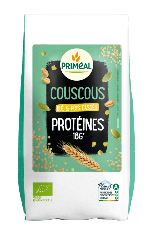 Primeal Pasta en Rijst 400.00 Gram Primeal Couscous proteine bio 400.00 Gram