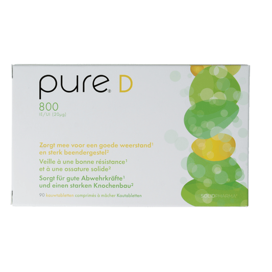 Pure Vitamine Enkel 90.00 Tabletten Pure Pure D 90.00 Tabletten