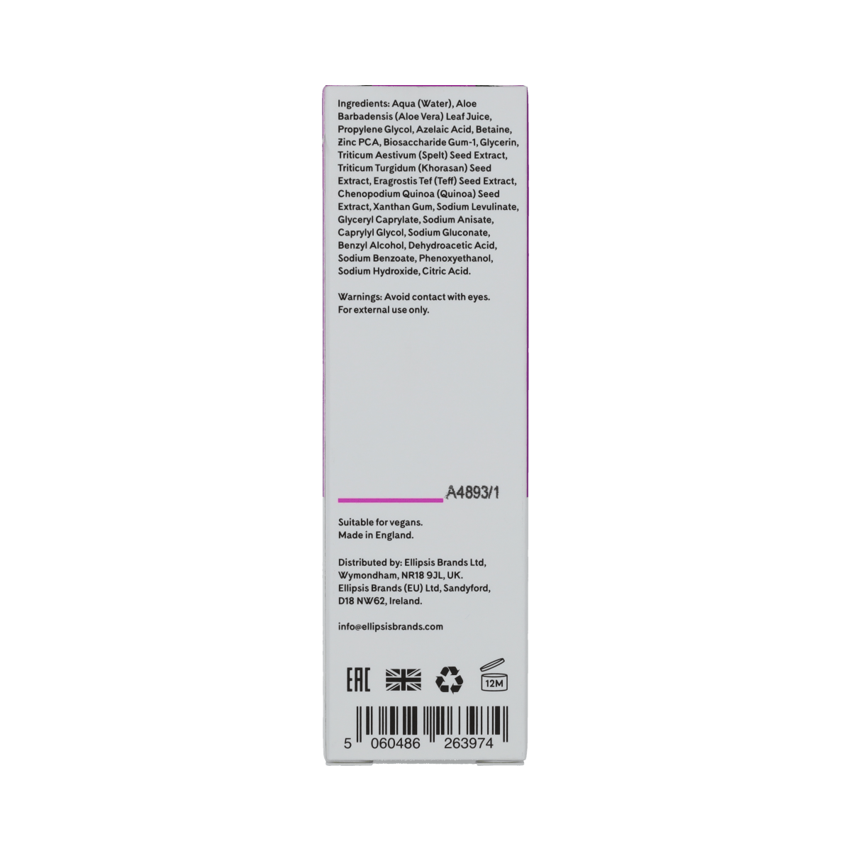 Q+A Azelaic Acid Serum in 30ml bottle, facial skincare product for brightening and clear skin.