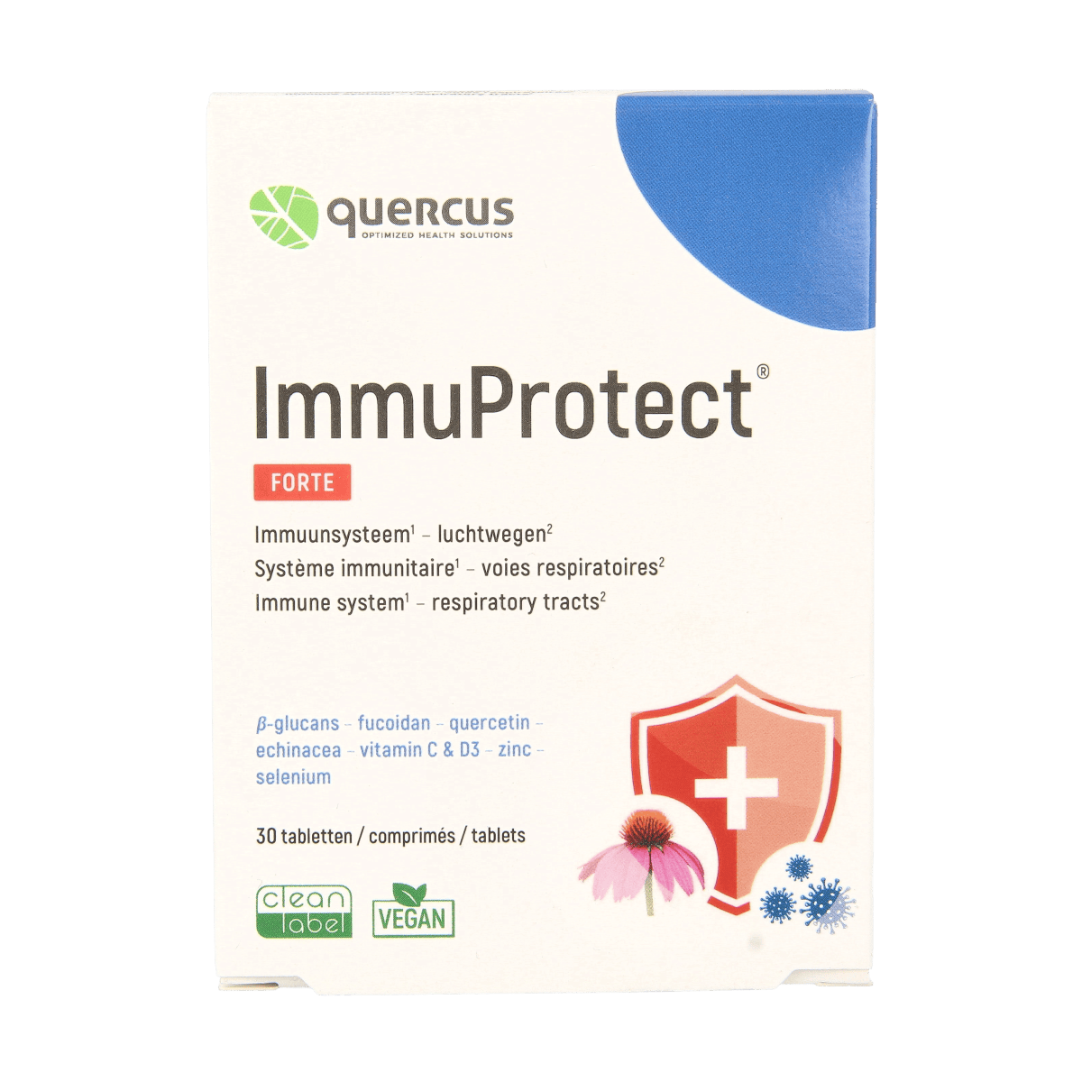 Quercus Kruidenpreparaten 30.00 Tabletten Quercus Immuprotect forte  30.00 Tabletten