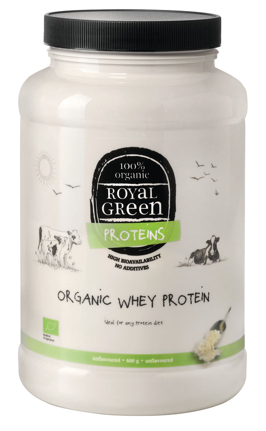 Royal Green Kruidenpreparaten 600 Gram Royal Green Organic whey protein bio 600 Gram