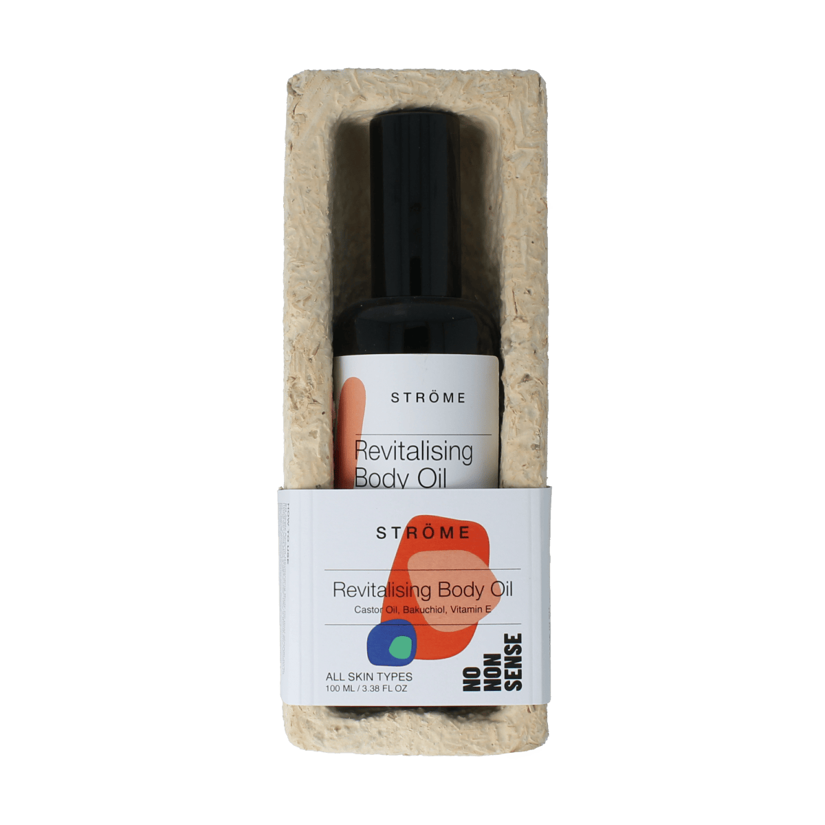 Strome Revitalising Body Oil bio in 100ml bottle, natural body care product with nourishing and revitalizing properties.