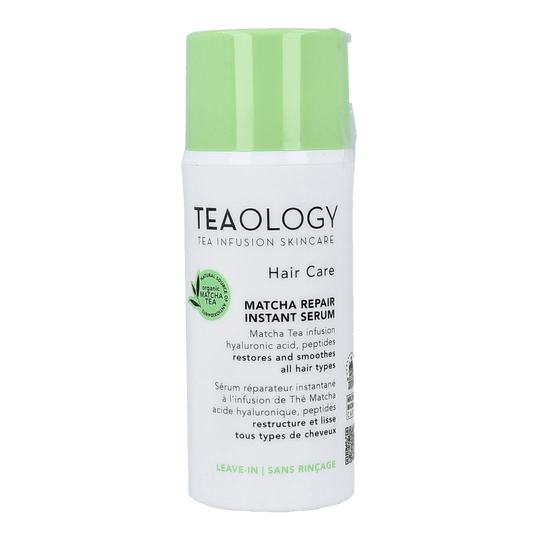 Teaology Matcha Repair Instant Serum in a 80ml bottle, facial skincare product with green tea extract for skin revitalization.