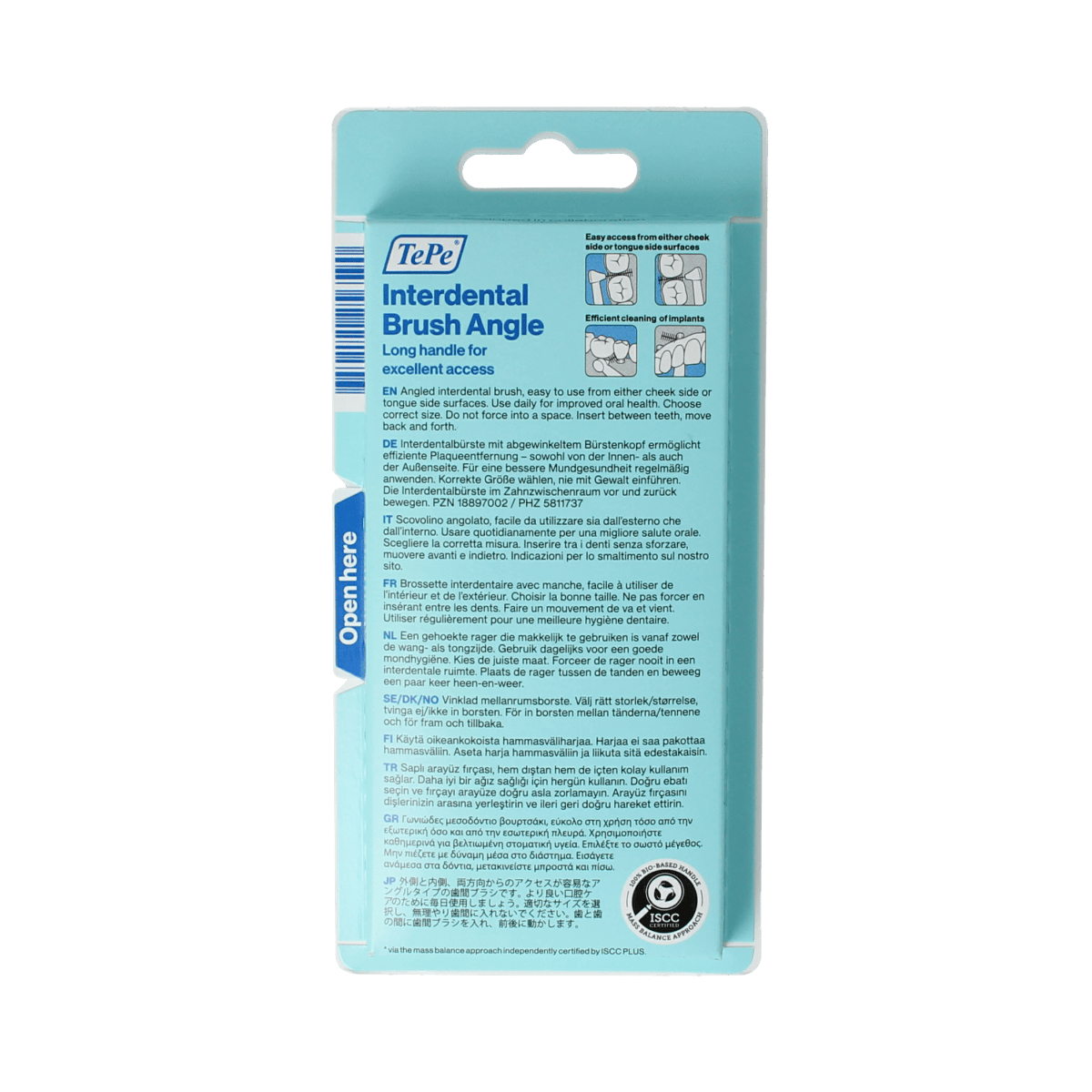 TePe Mondhygiëne en Poetscontrole 6.00 Stuks TePe Interdentale ragers angle maat 0-5 6.00 Stuks