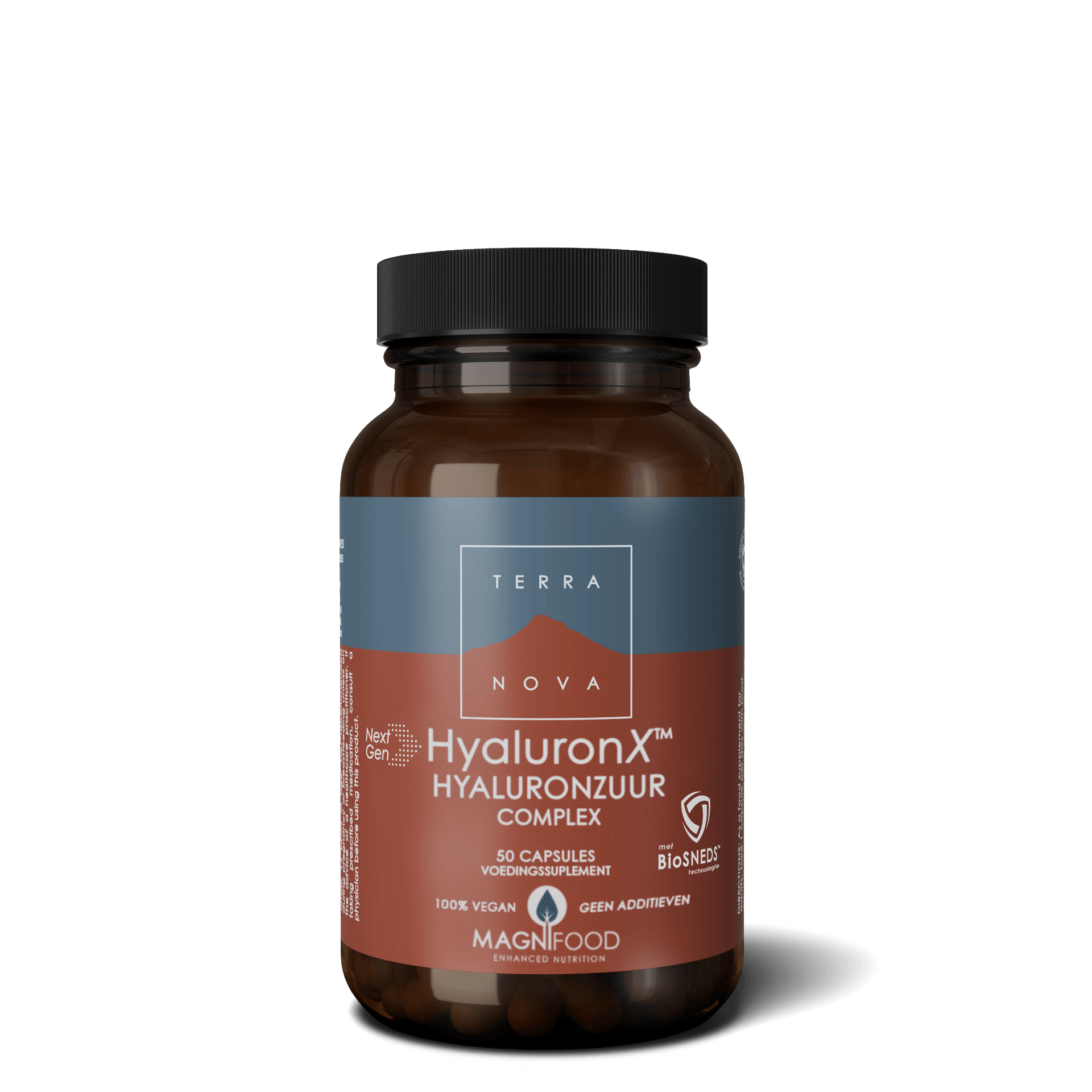 Terranova Voedingssupplementen en Kruidenpreparaten 50.00 Capsules Terranova BioSNEDS HyaluronX hyaluronzuur complex 50.00 Capsules