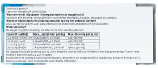 Topbrands2go Koortstabletten, 30 tablets, showing the blister pack with white tablets for fever relief.