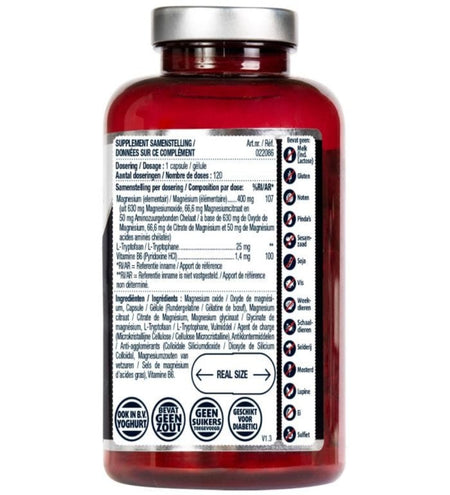 Topbrands2go Magnesium 400 with Vitamin B6 & L-Tryptophan 120 capsules 120 Magnesium 400 with Vitamin B6 & L-Tryptophan 120 capsules