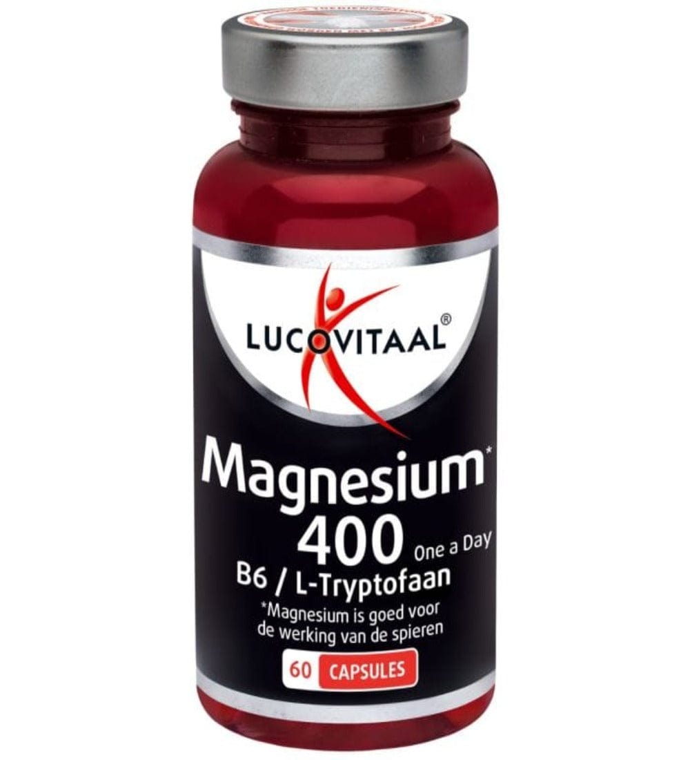 Topbrands2go Magnesium 400 with Vitamin B6 & L-Tryptophan 60 Capsules 60 Magnesium 400 with Vitamin B6 & L-Tryptophan 60 Capsules