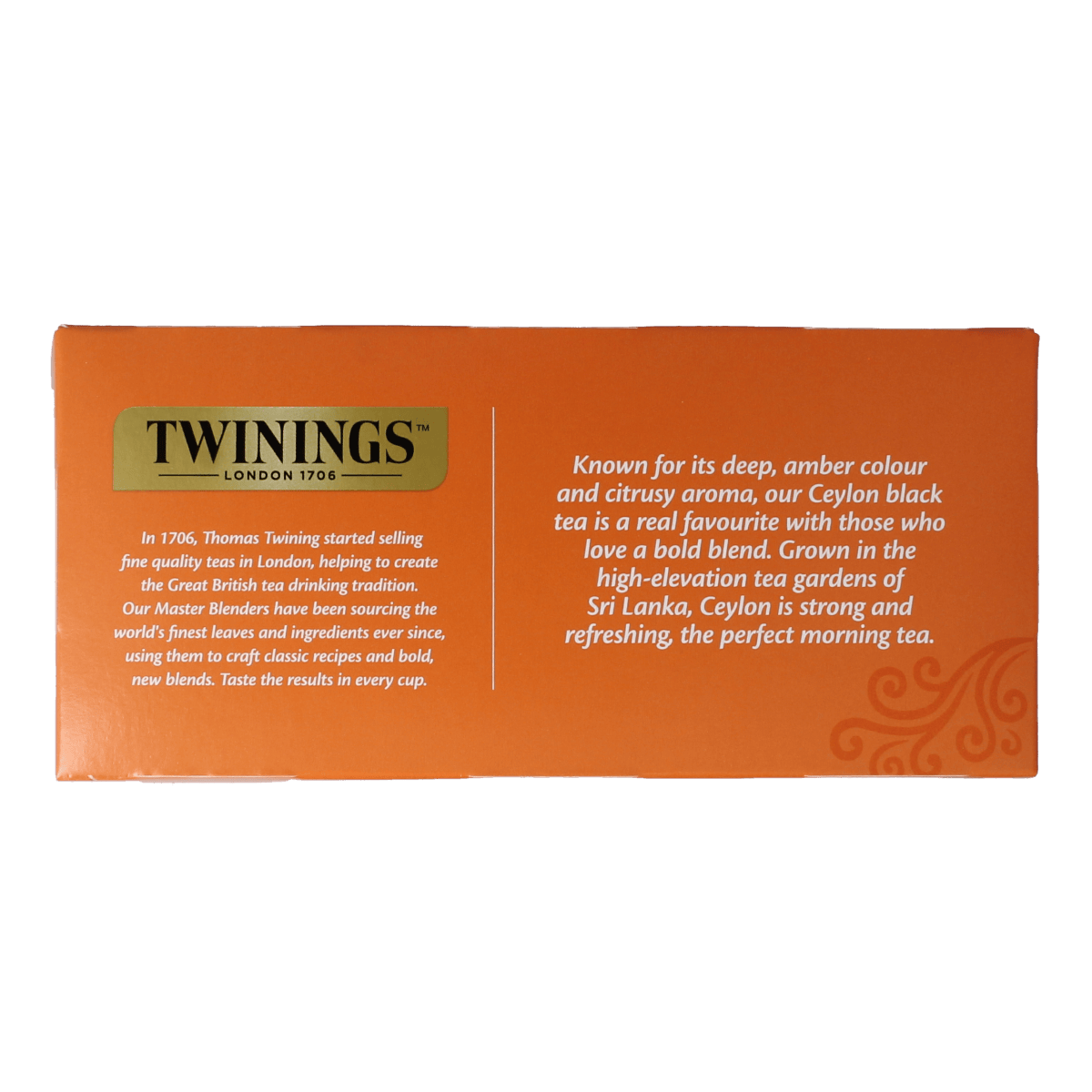 Twinings Koffie en Thee 25.00 Stuks Twinings Pure ceylon tea 25.00 Stuks