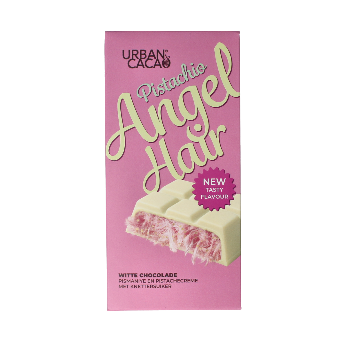 Urban Cacao Chocolade 150.00 Gram Urban Cacao Pistachio angelhair 150.00 Gram