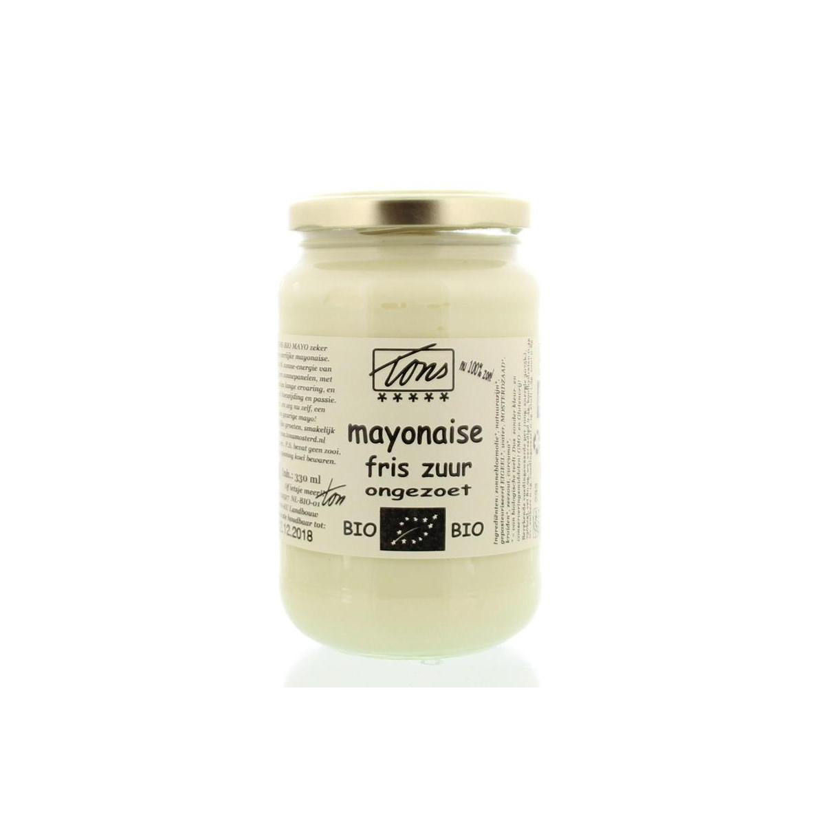 Van Ton Sauzen en Smaakmakers 310 Gram Van Ton Mayonaise fris zuur bio 310 Gram