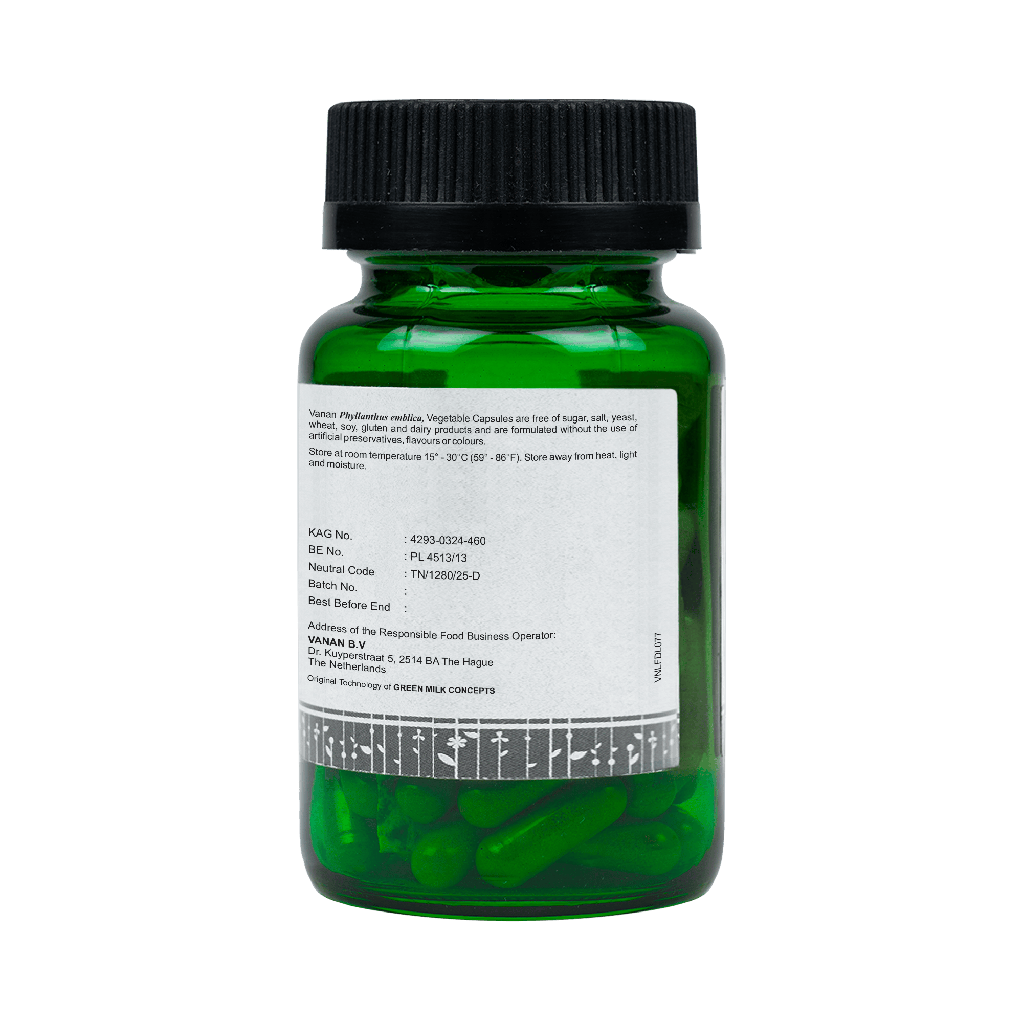 Vanan Kruidenpreparaten 60.00 Capsules Vanan Amla Capules 60.00 Capsules