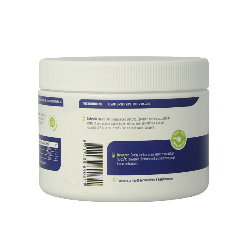Vitakruid Kruidenpreparaten 230 Gram Vitakruid L-Glutamine complex poeder 230 Gram