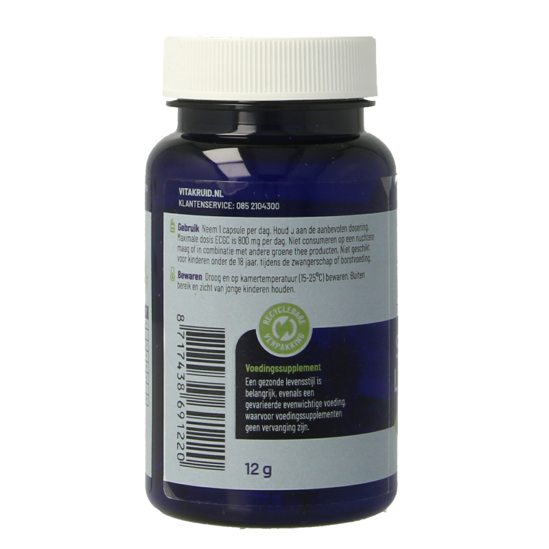 Vitakruid Kruidenpreparaten 30 Vegetarische capsules Vitakruid Saffraan 28mg (Affron) & L-Theanine 30 Vegetarische capsules