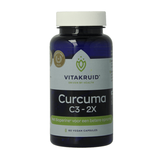 Vitakruid Kruidenpreparaten 60 Vegetarische capsules Vitakruid Curcuma C3 - 2X 60 Vegetarische capsules