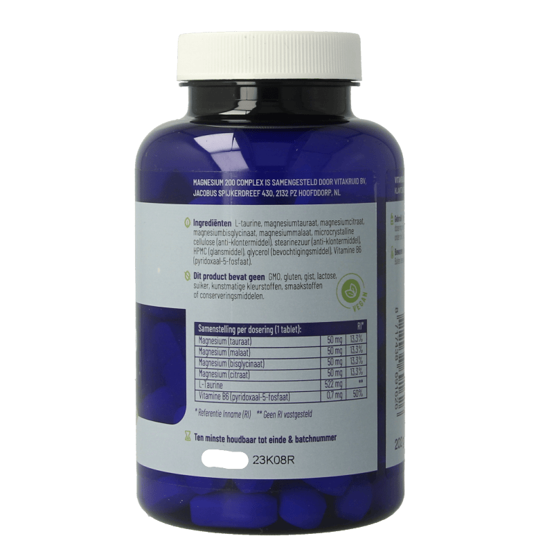 Vitakruid Kruidenpreparaten 90 Tabletten Vitakruid Magnesium 200 complex 90 Tabletten