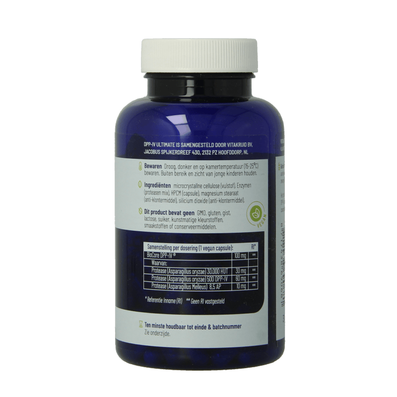 Vitakruid Kruidenpreparaten 90 Vegetarische capsules Vitakruid DPP-IV Ultimate 90 90 Vegetarische capsules