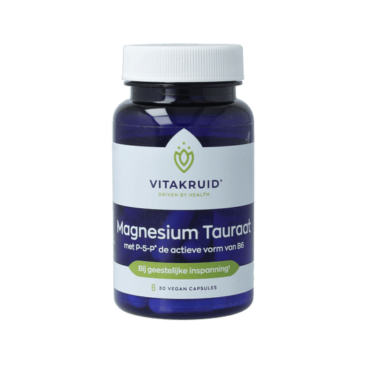 Vitakruid Mineralen Multi 30.00 Vegetarische capsules Vitakruid Magnesium Tauraat met vitamine B6 (P-5-P) 30.00 Vegetarische capsules