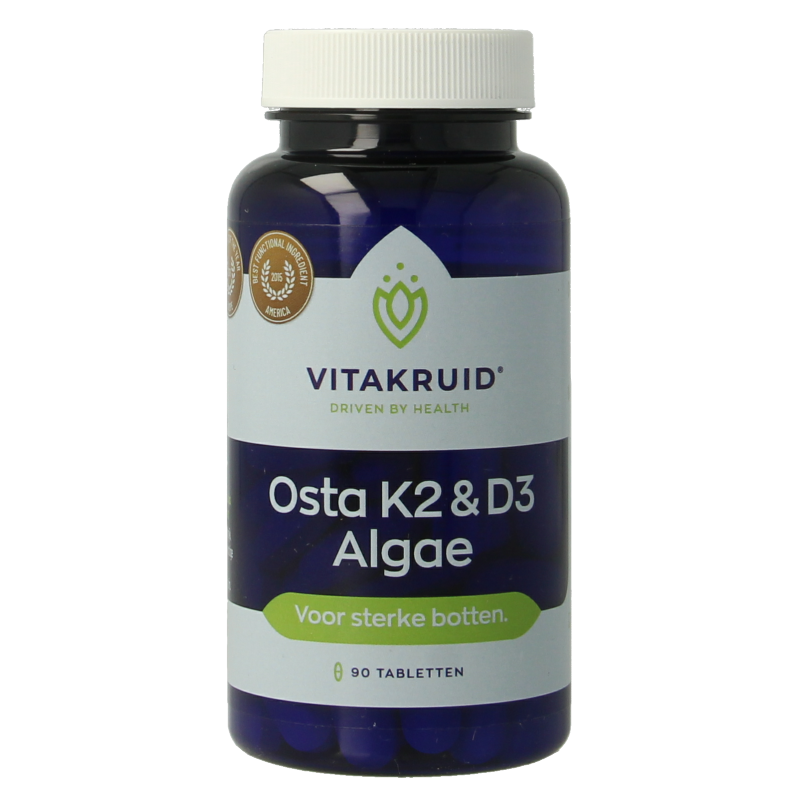 Vitakruid Mineralen Multi 90 Tabletten Vitakruid Osta K2 & D3 algae 90 Tabletten