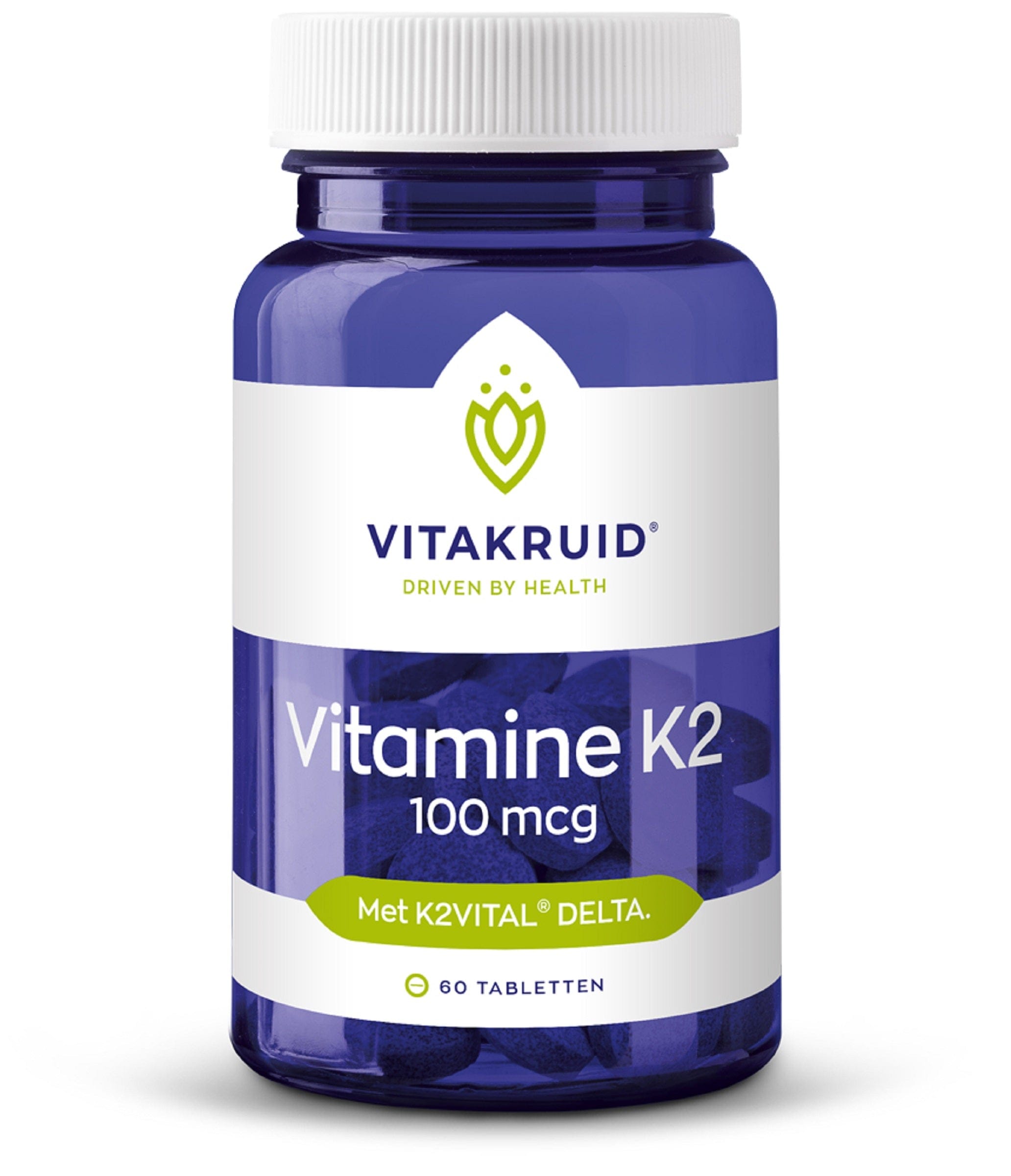 Vitakruid Vitamine Enkel 60 Tabletten Vitakruid Vitamine K2 100 mcg 60 Tabletten
