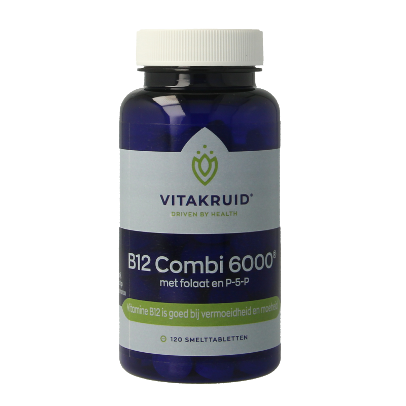 Vitakruid Vitamine Multi 120 Smelttabletten Vitakruid B12 Combi 6000 met folaat & P-5-P 120 Smelttabletten