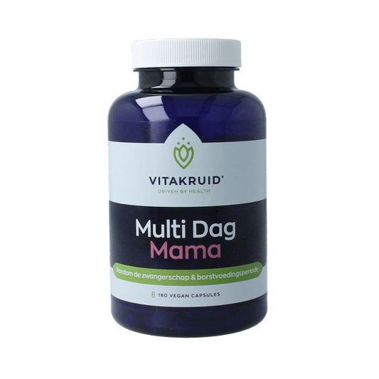 Vitakruid Vitamine Multi 180.00 Vegetarische capsules Vitakruid Multi dag mama vegan 180.00 Vegetarische capsules