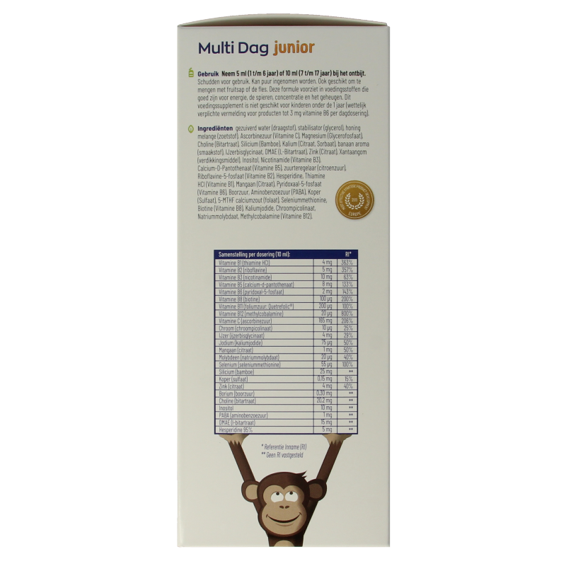 Vitakruid Vitamine Multi 360 Milliliter Vitakruid Multi dag & nacht junior 360 Milliliter