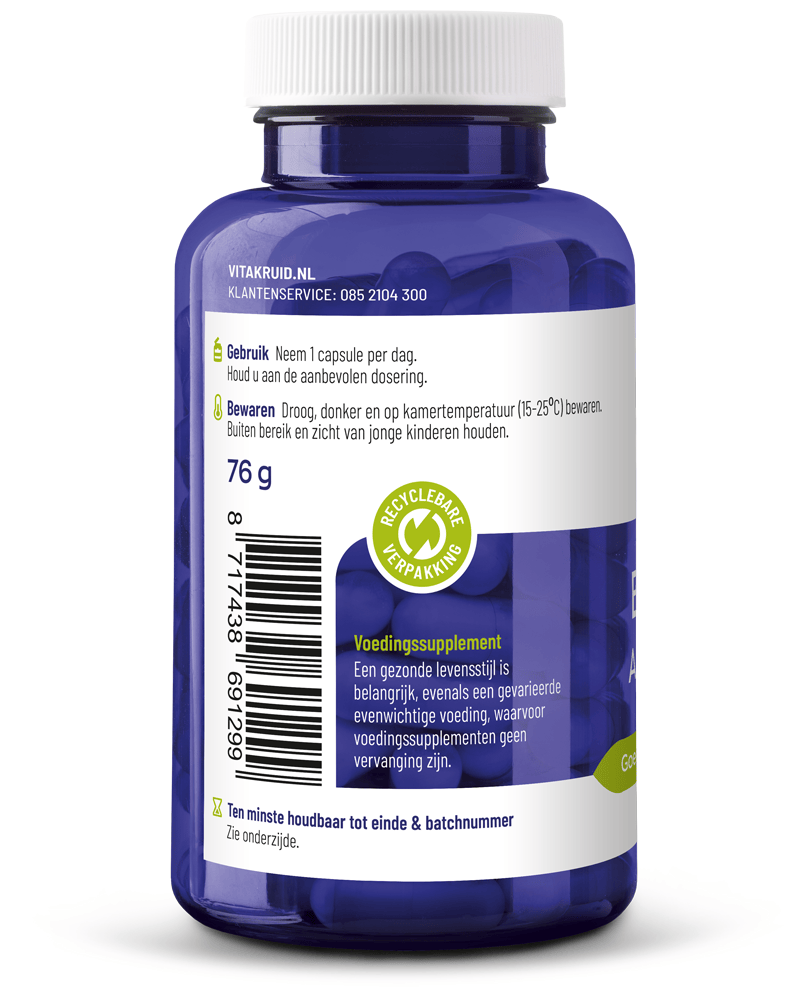Vitakruid Vitamine Multi 90 Vegetarische capsules Vitakruid B-Complex actief zonder B6 90 Vegetarische capsules