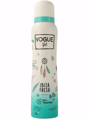 Vogue Deodorant 150 Milliliter Vogue Girl deodorant Ibiza fresh 150 Milliliter