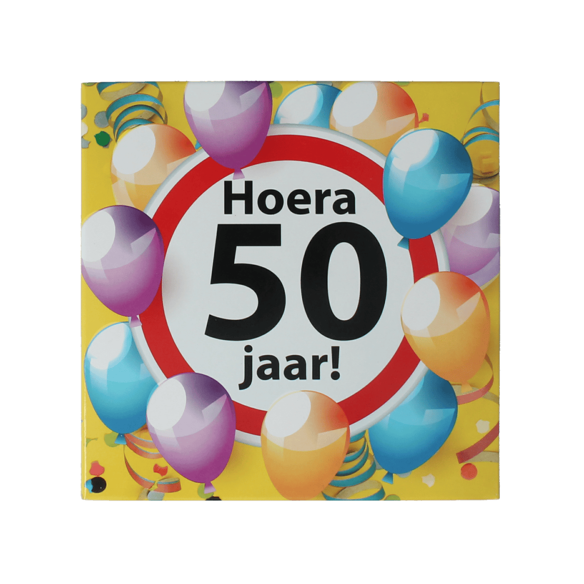 Voor Jou! Snoepgoed 75.00 Gram Voor Jou! Tablet hoera 50 jaar 75.00 Gram