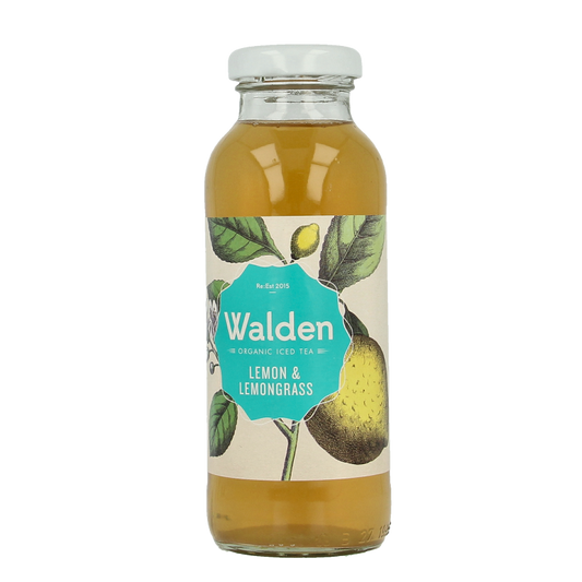Walden Dranken en Sappen 250 Milliliter Walden Ice tea lemon lemongrass bio 250 Milliliter
