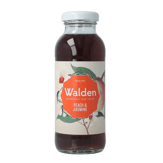 Walden Dranken en Sappen 250 Milliliter Walden Ice tea peach jasmine bio 250 Milliliter