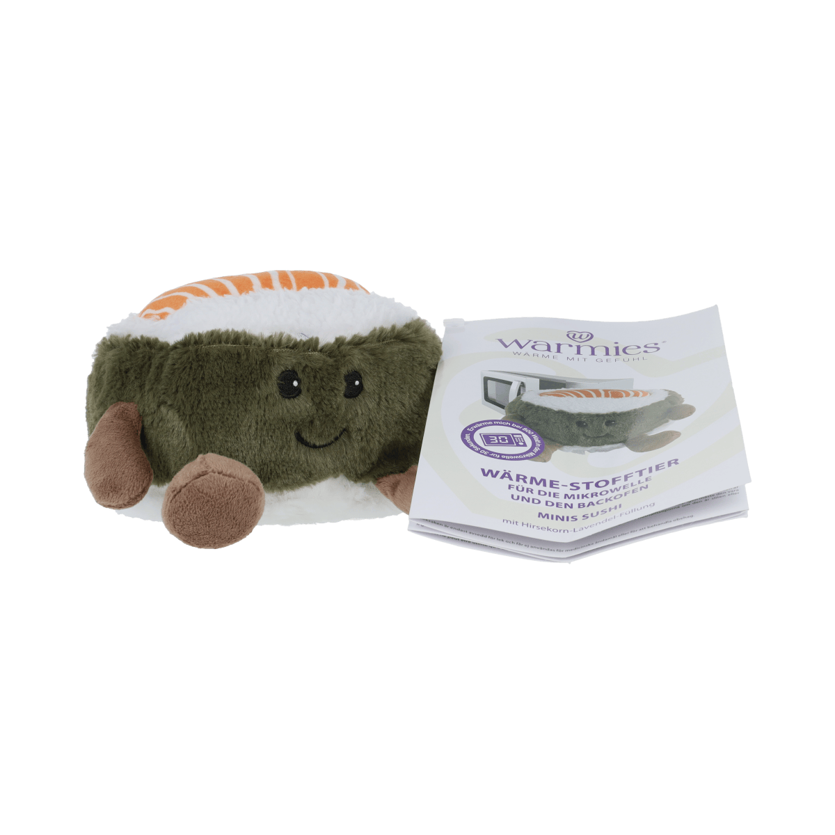 Warmies Warmteknuffel sushi plush toy, soft stuffed toy from Warmies, perfect for cuddling and warmth.