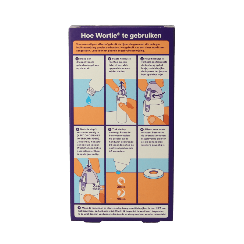 Wortie Lichaamsverzorging 50 Milliliter Wortie Wrattenverwijderaar advanced 50 Milliliter