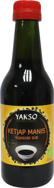 Yakso Sauzen en Smaakmakers 250 Milliliter Yakso Ketjap manis bio 250 Milliliter