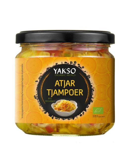 Yakso Sauzen en Smaakmakers 330 Gram Yakso Atjar tjampoer bio 330 Gram