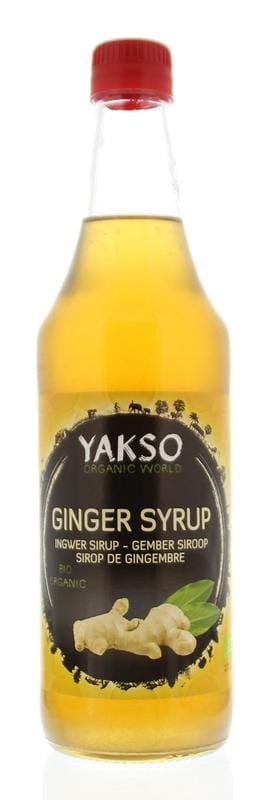 Yakso Sauzen en Smaakmakers 480 Milliliter Yakso Gember stroop bio 480 Milliliter