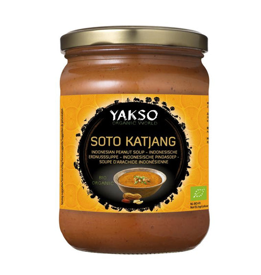 Yakso Sauzen en Smaakmakers 500 Milliliter Yakso Soto katjang bio 500 Milliliter