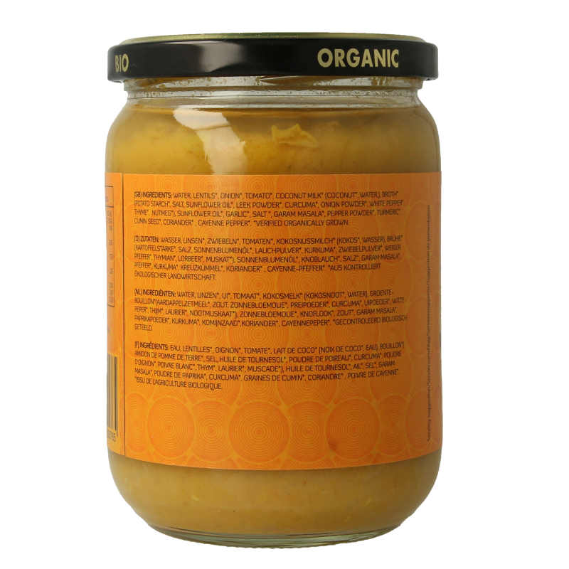 Yakso Soepen en Bouillons 500 Milliliter Yakso Dahl bio 500 Milliliter