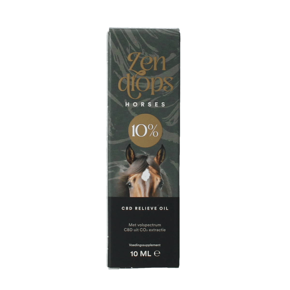 Zendrops Voedingssupplementen voor Dieren 10.00 Milliliter Zendrops CBD olie paarden 10% hennepzaadolie 10.00 Milliliter